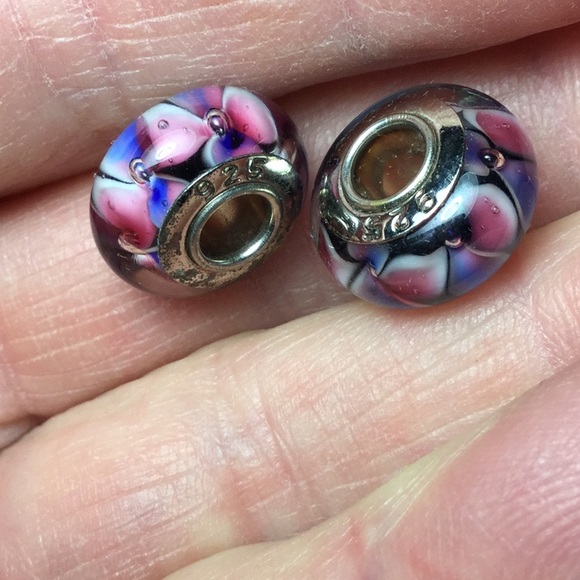 Jewelry - (Set of 2) 5mm European Bead Charms Jewelry - (Set of 2) 5mm European Bead Charms